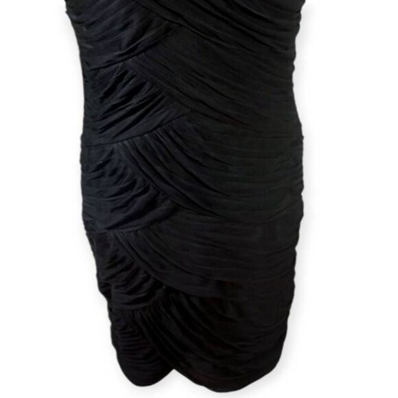 SCARLET NITE BLACK & NUDE DRESS SZ.12 EUC - Picture 3 of 6